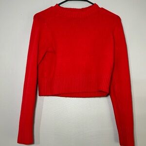 Universal Thread Cropped Red Sweater